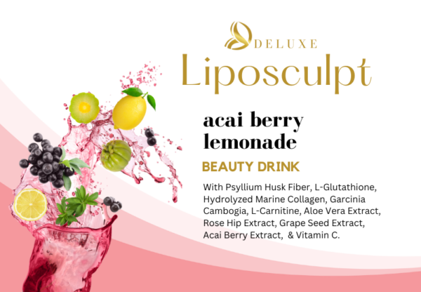 Deluxe LipoSculpt Acai Berry Pink Drink